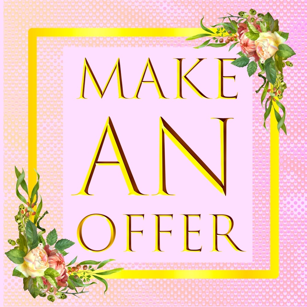 Make an offer or Bundle your likes and I will send you an offer